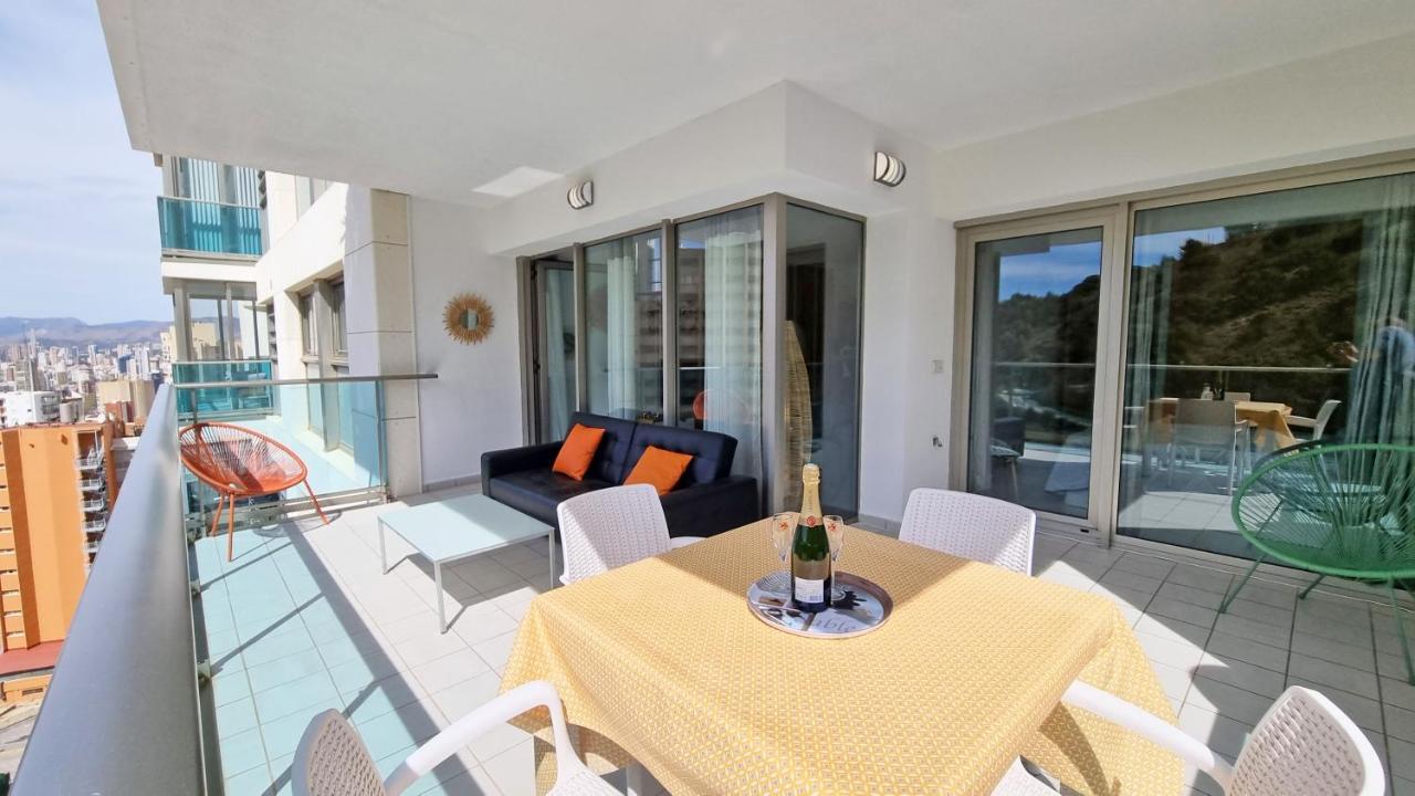 Skyline 6 Private Balcony, Sunny All Year Round, With Nice Views Benidorm Dış mekan fotoğraf